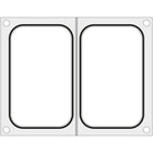 Form matrix for Hendi welding machine for two trays containers 178x113 mm