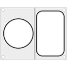 Hendi welding plate fitting without split 178x113 mm + container wed. 115 mm