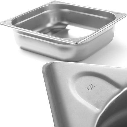 Container GN 2/3 steel Kitchen Line height. 65 mm - Hendi 806227