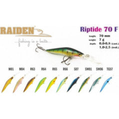 Wobbler RAIDEN «Riptide» 70 F