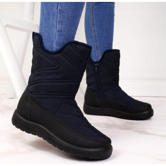 Waterproof snow boots NEWS W EVE309C dark blue / 41