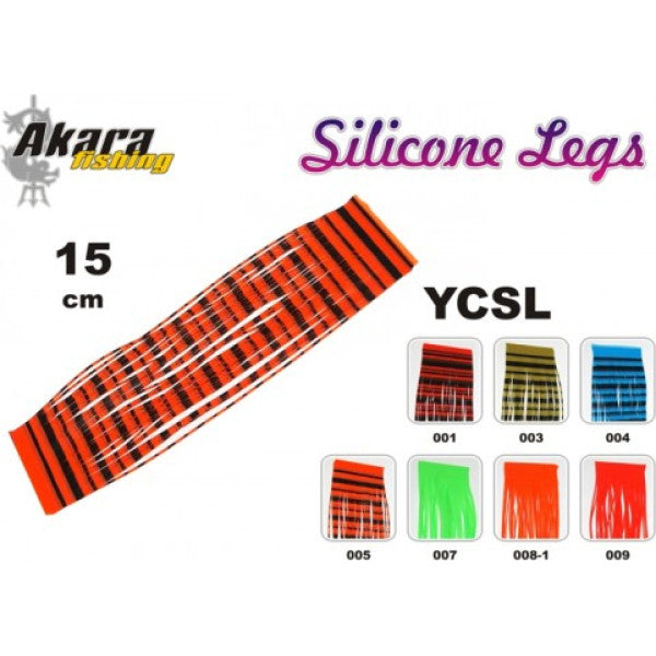 Fly tying material AKARA Silicone Legs YCSL