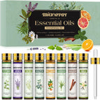 Lavender, tea tree, mint, eucalyptus, vanilla, sandalwood