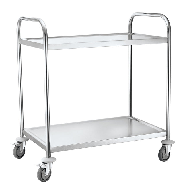 Hendi 2-Spanish stainless steel trolley up to 100Kg
