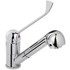 Hendi Kitchen battery with shower lift stainless steel height. 230 mm
