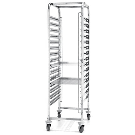 Steel trolley for transporting bakery plates 15 x 60x40cm - Hendi 810651