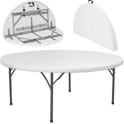 Hendi Round catering table up to 250 kg wed. 1500 x 740 mm