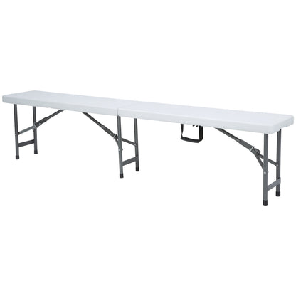 Hendi Catering bench foldable white 1830 x 300 x 430 mm – image 2
