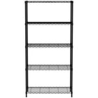 Hendi Warehouse rack twisted 5 shelves black 91x45x183 cm