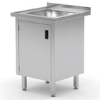 Hendi Business sink with door locker on hinges welded 50x70x85 cm