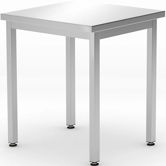 Working table for kitchen central steel Budget Line 600 x 600 x 850 mm - Hendi 817056