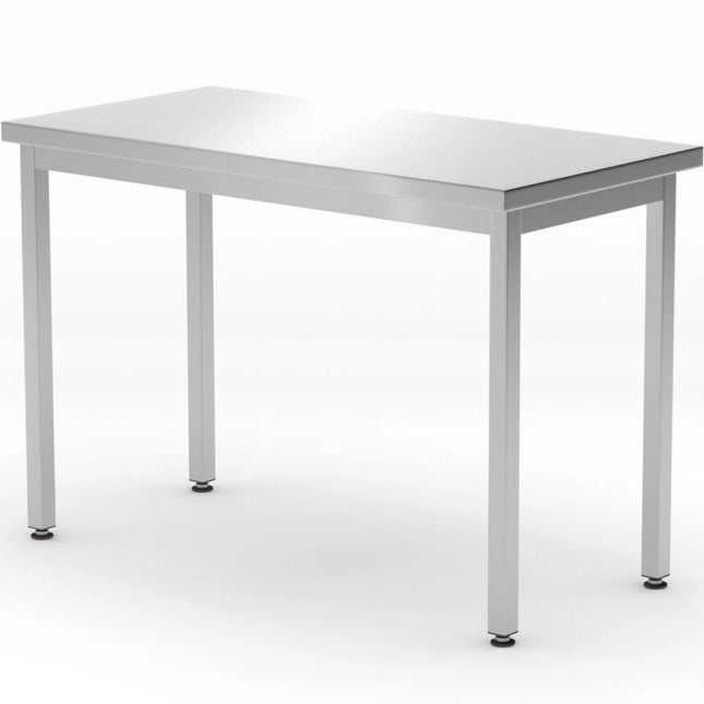 Working table for kitchen central steel Budget Line 1200 x 600 x 850 mm - Hendi 817087