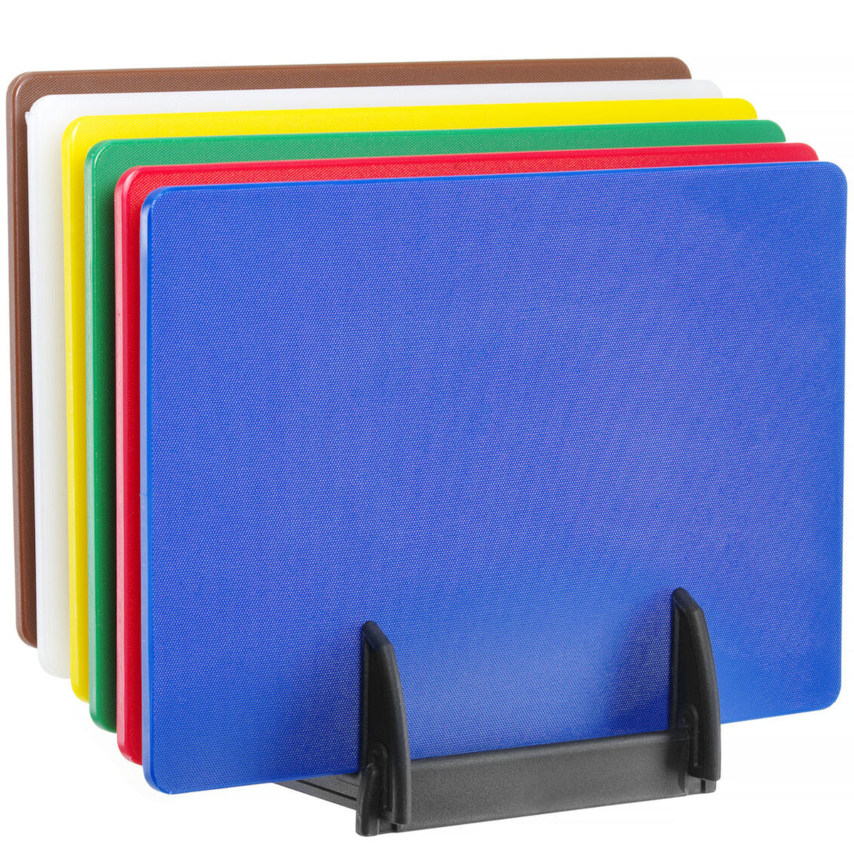 Hendi Set of 6 cutting boards with a stand,