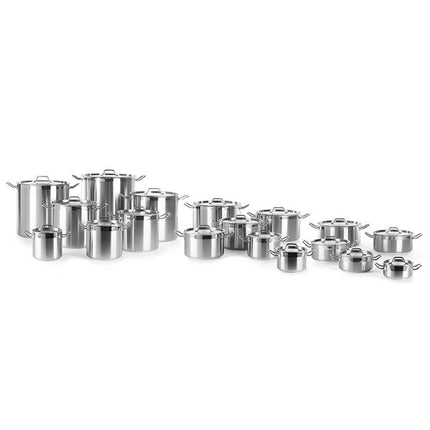Pot Profi Line low with lid 1,5 l diameter 160 x 75 h - Hendi 830000