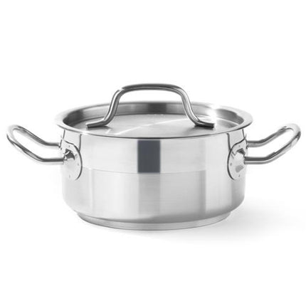 Low pot Profi Line with lid 12 l wed. 320 x 150 h - Hendi 830604