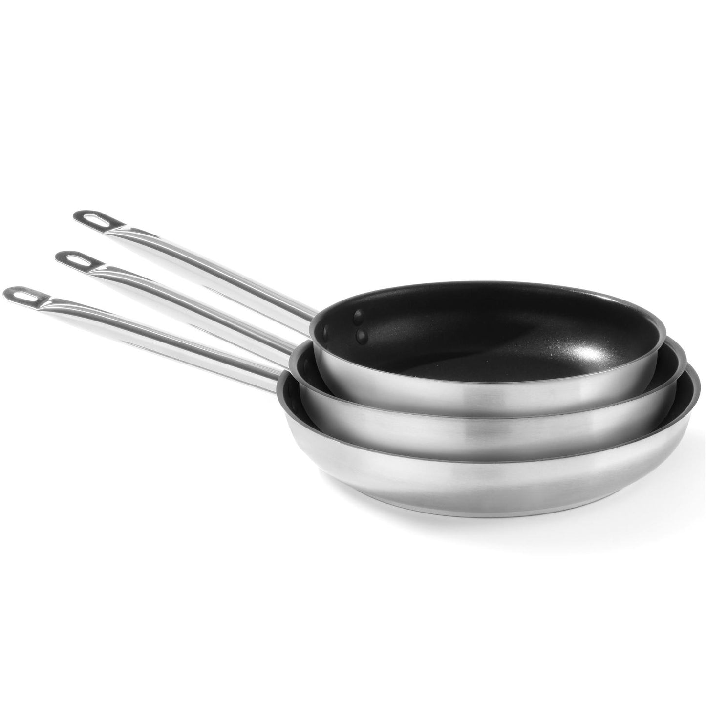 Non-stick pan Profi Line without lid 2 l dia. 240 mm - Hendi 835401