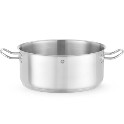 Hendi Low pot without lid 7.3 l Kitchen Line dia. 280 x 120 mm