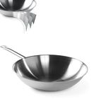Pan WOK 3-PLY - without lid - Hendi 839003