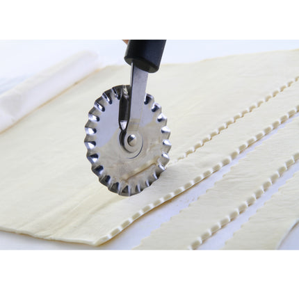 Dough knob with corrugated stainless steel blade - Hendi 856154