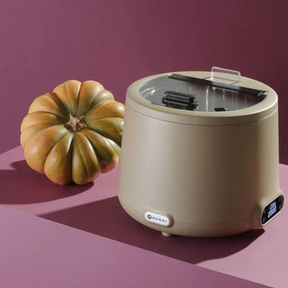 Hendi UNIQ electric soup thermos kettle, diameter 365 x 325 mm 8 l 500 W - beige – image 11