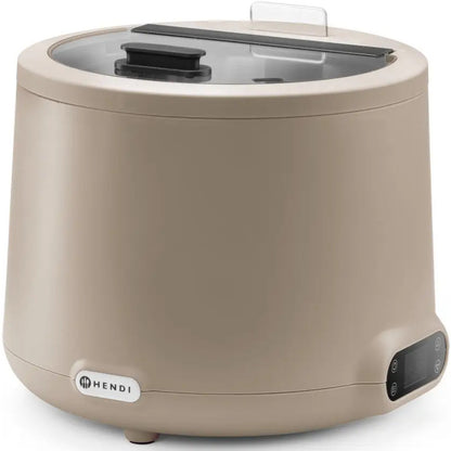 Hendi UNIQ electric soup thermos kettle, diameter 365 x 325 mm 8 l 500 W - beige