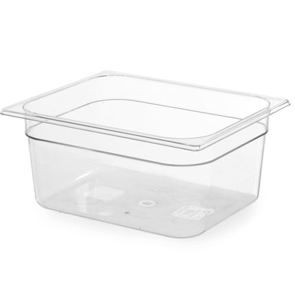 GN transparent container from polycarbonate GN 1/2 100 mm - Hendi 861424