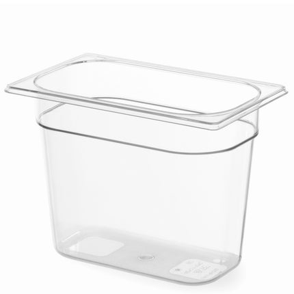 GN transparent polycarbonate container GN 1/4 height. 150 mm - Hendi 861615
