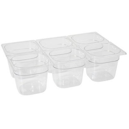 Hendi GN transparent container of polycarbonate GN 1/6 100 mm – image 2