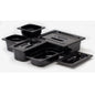 Black polycarbonate container GN 1/2 height. 100 mm - Hendi 862421