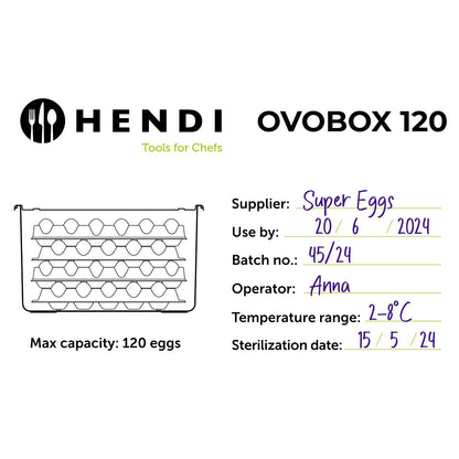 Hendi Egg container 8 trays for 120 eggs OVOBOX 18 l 355 x 325 x 200 mm – image 5