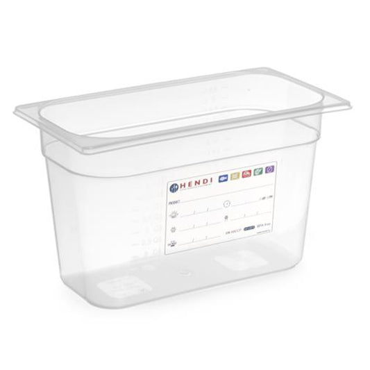 Hendi Polypropylene container GN 1/3 height 100 mm - Hendi 880272