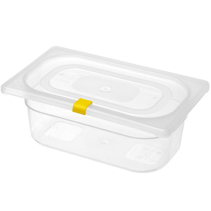 Hendi HACCP food container clips, 12 pcs. - yellow – image 3