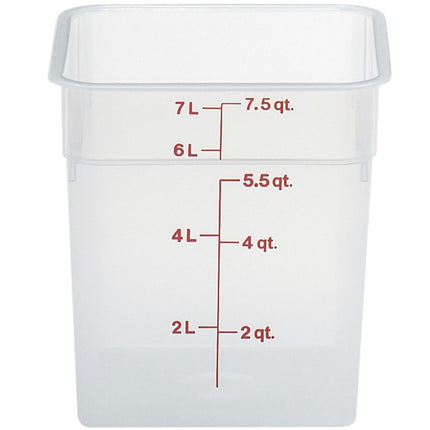CAMBRO CamSquare food container 7.6 l 215x215x230 mm - transparent