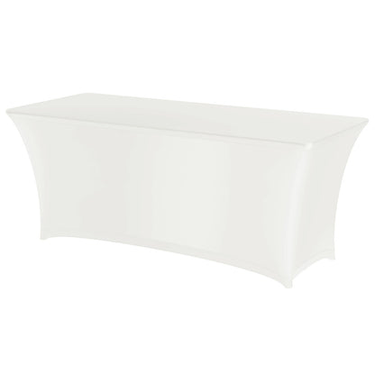 Hendi Rectangular without ironing 183x76 cm fabric Jersey white