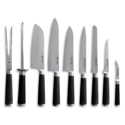 Knife set of the chef Kurt Scheller edition 9 elements - Hendi 975770