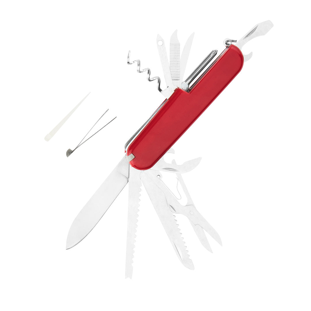 Top Tools Survival (gloves, fire starters, belts – Pocket knife with 13 functions