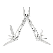 TOPEX Multi-tools and key rings (multitools) – Multifunction tool, silver, 9-piece set