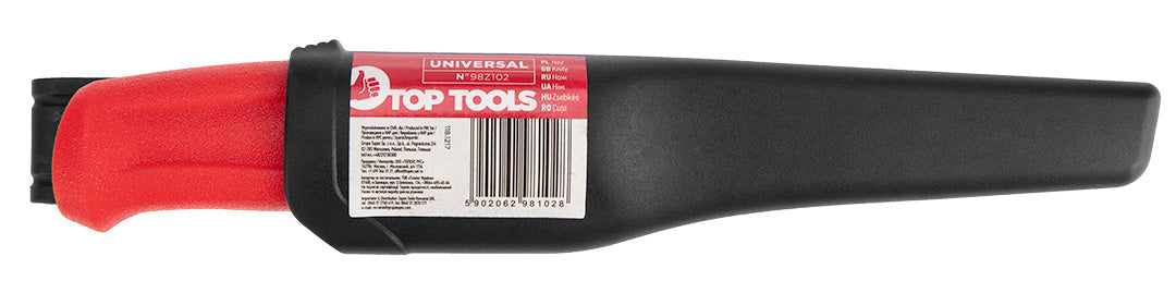Top Tools Survival (gloves, fire starters – Multi-purpose knife with a plastic sheath – image 6