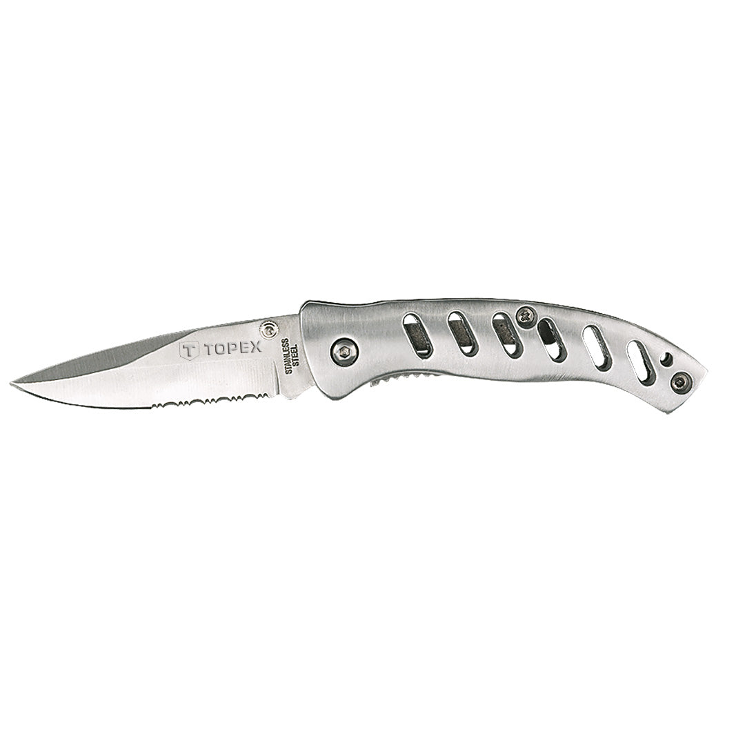 TOPEX Survival (gloves, fire starters – Universal knife, 90 mm blade, foldable – image 4
