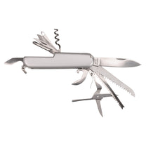 TOPEX Survival (gloves, fire starters, belts – 11-blade pocket knife, stainless steel