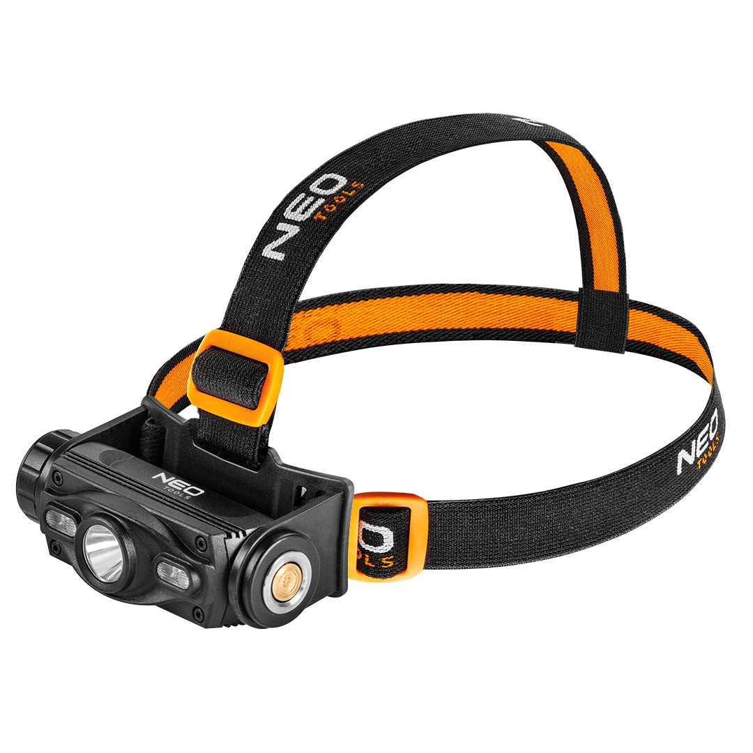 NEO TOOLS USB rechargeable headlamp 1000 lm red/blue CREE LED + LED