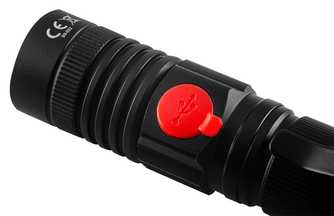 NEO TOOLS USB rechargeable flashlight 800 lm 2 in 1 CREE T6 LED – image 2