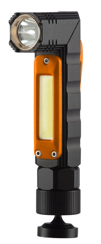 NEO TOOLS USB Rechargeable Flashlight, 300 lm, 2-in-1 CREE XPE + COB LED – image 4