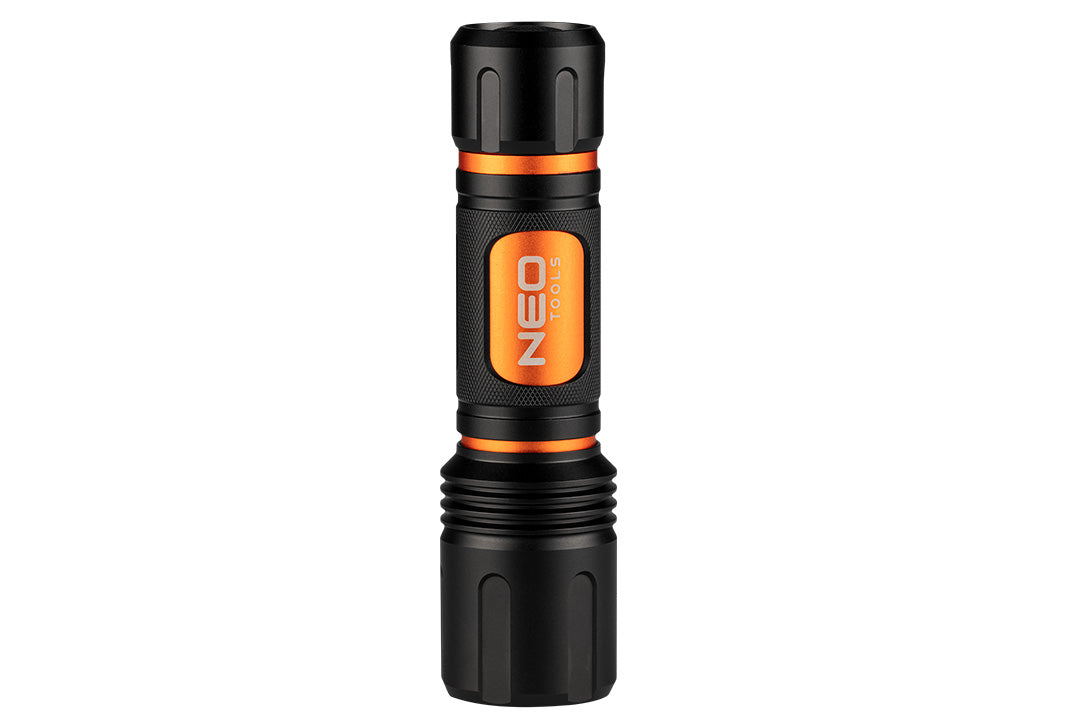 NEO TOOLS 6 x AA Battery-Powered Flashlight, 1500 lm, CREE XHP50.2 LED – image 3