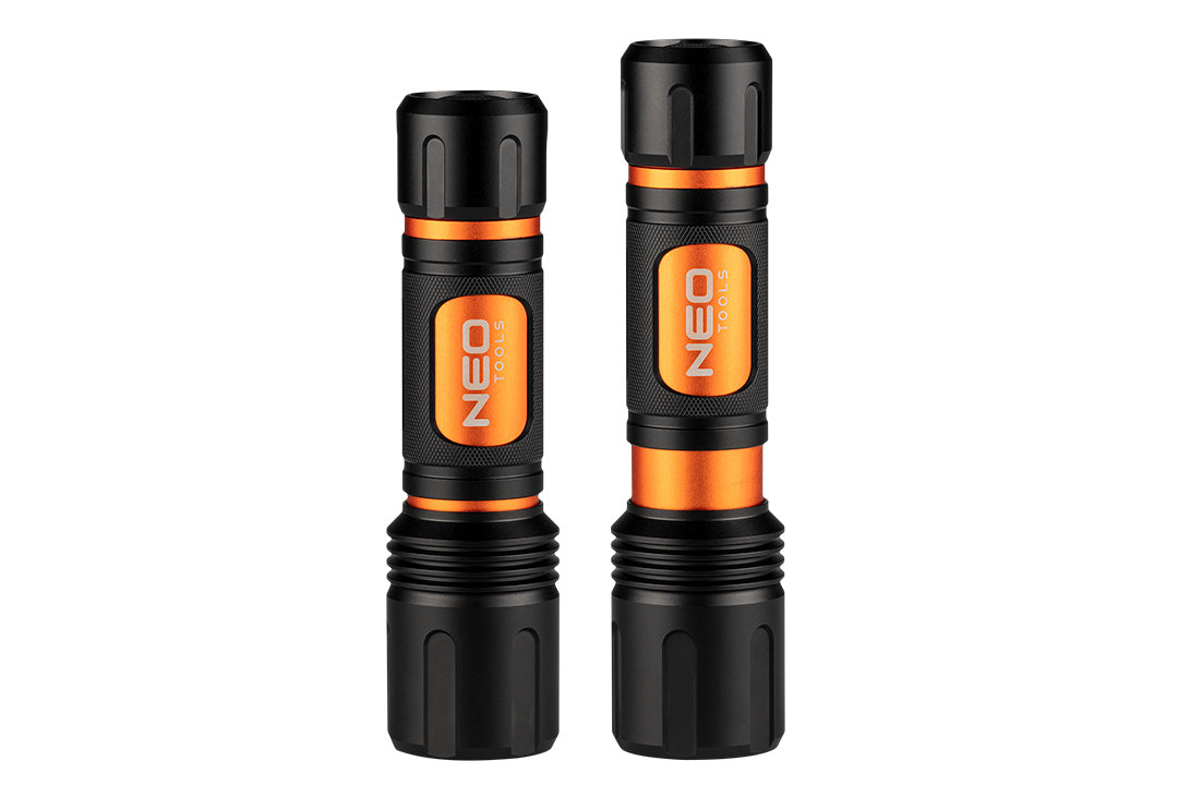 NEO TOOLS 6 x AA Battery-Powered Flashlight, 1500 lm, CREE XHP50.2 LED – image 4