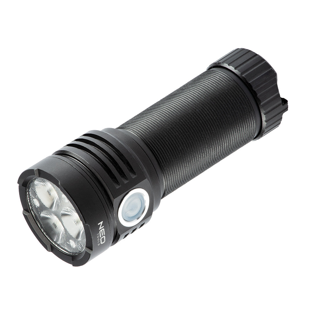NEO TOOLS Flashlights, hand – USB Rechargeable Flashlight, 3300 lm, OSRAM P9 LED