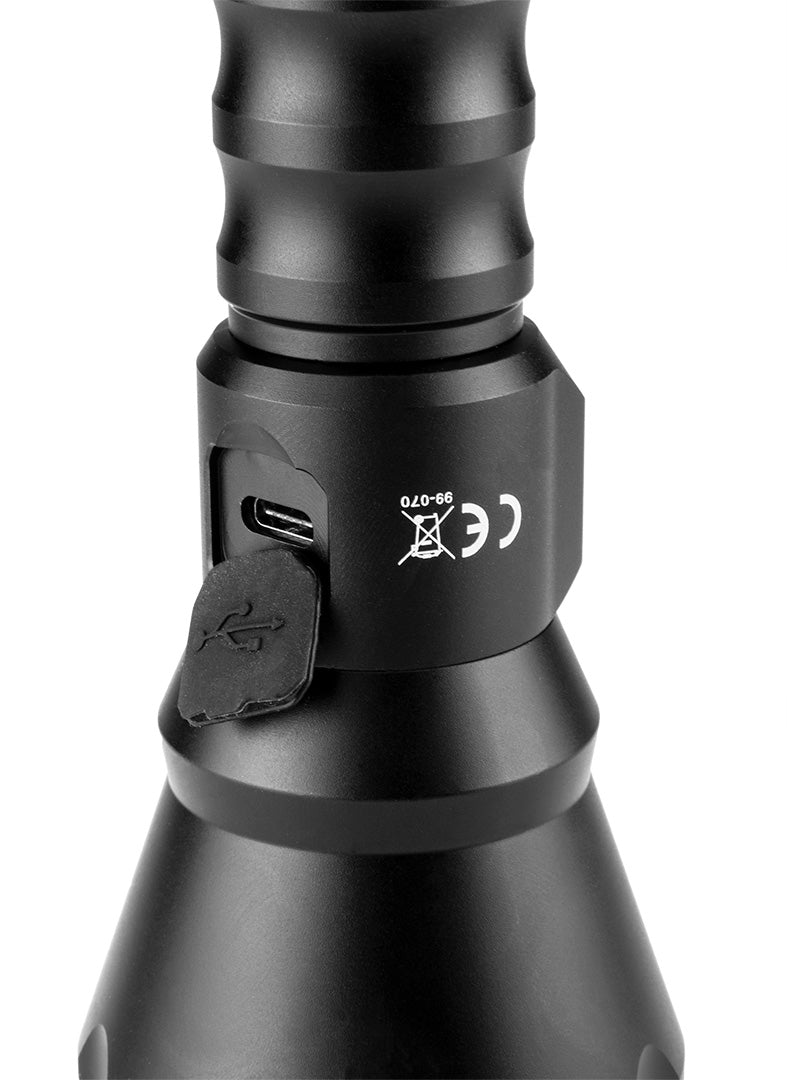 NEO TOOLS Flashlights, hand – USB C 500 lm Osram LED rechargeable flashlight – image 7