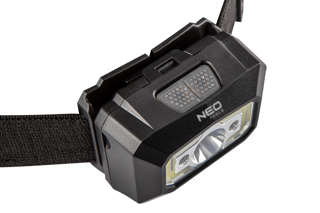 NEO TOOLS USB rechargeable headlamp 250 lm COB LED + motion sensor – image 4