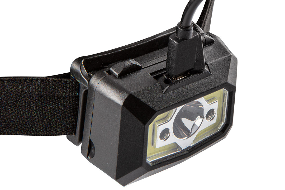 NEO TOOLS USB rechargeable headlamp 250 lm COB LED + motion sensor – image 5