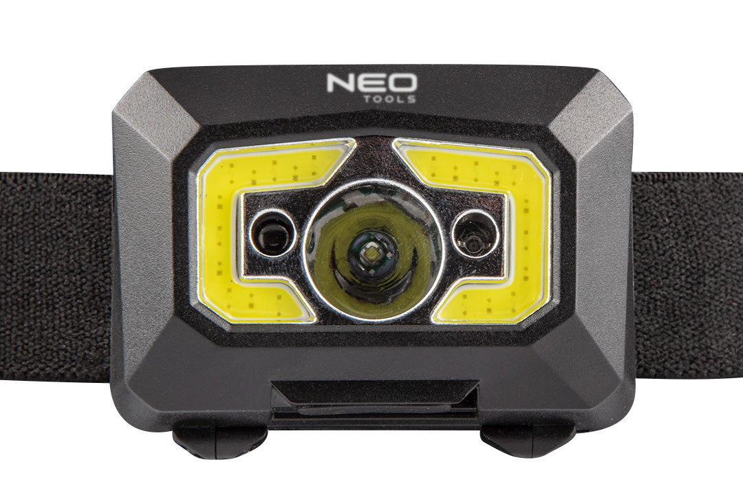 NEO TOOLS USB rechargeable headlamp 250 lm COB LED + motion sensor – image 7